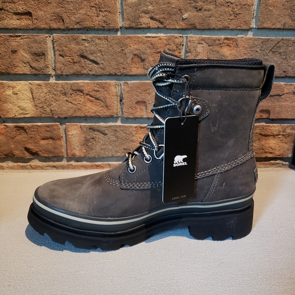 Sorel Women's Lennox Street Rain Boot — Waterproof Leather Boots Size 7.5 - Picture 6 of 12